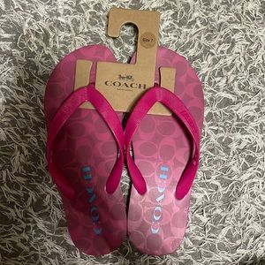 Coach Flip Flops